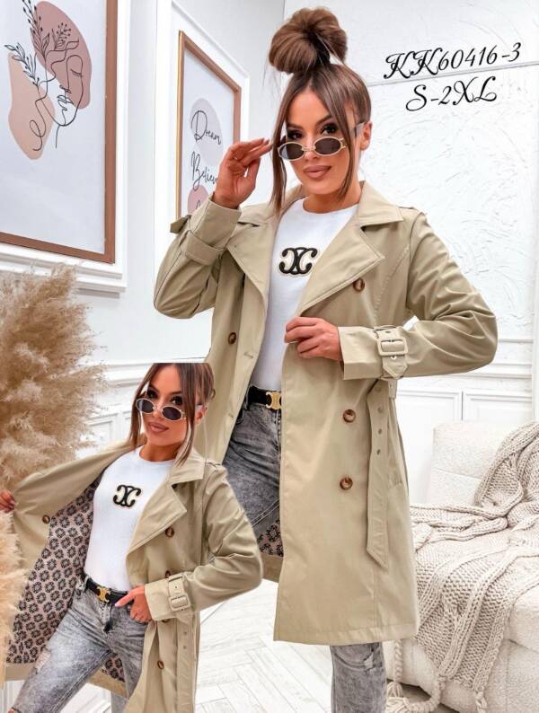 Plaszcze damkie  Roz S-2XL, 1 Kolor Paczka 5 szt